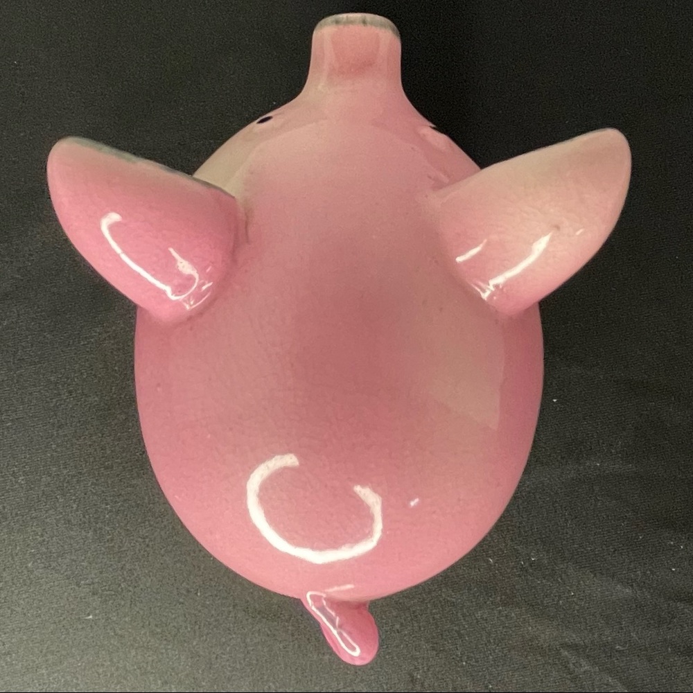Vintage Irving W. Rice IRICE Porcelain Pink Pig Figurine - Picture 6 of 12